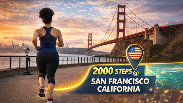 Challenge - 2000 Steps in San Francisco - California USA