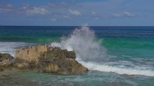 BEACH - Mediterranean Sea with Waves Sounds