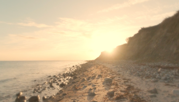 Virtual Walk - Baltic Steep Coast - Sunrise Hike from Stohl to Bülk Lighthouse, Germany