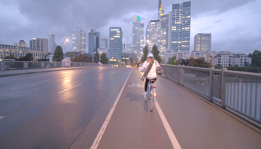 Virtual Run - Frankfurt am Main in the Rain, Germany
