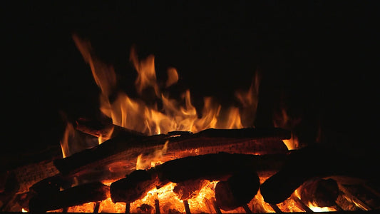 FIREPLACE - Firewood with Jazz Music