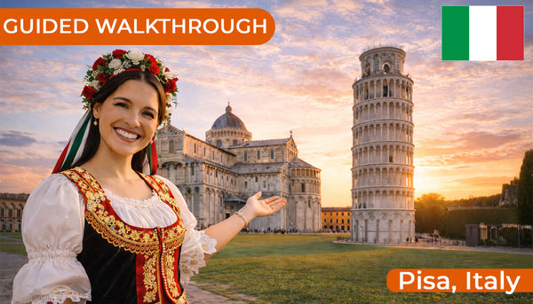 Guided Walkthrough - Pisa in Tuscany Italy