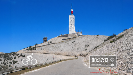 Virtual Cycle Rides - Tour de France - Indoor Cycling Workout - Mont Ventoux