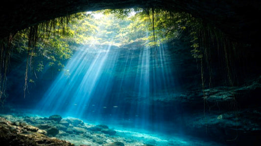 UNDERWATER - Cathedral Of Light- Sacred Light In Underwater Caves & Cenotes