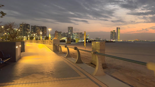 Virtual Cycle - Abu Dhabi at Night - UAE