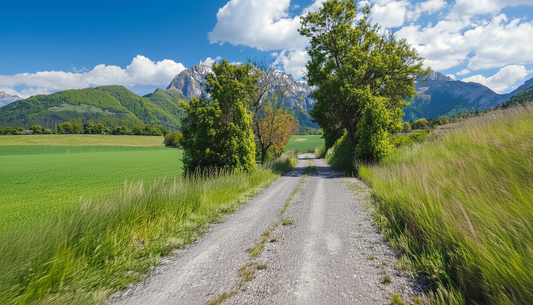 Virtual Cycle Rides - French Alpine Meadows with Local Nature Sounds
