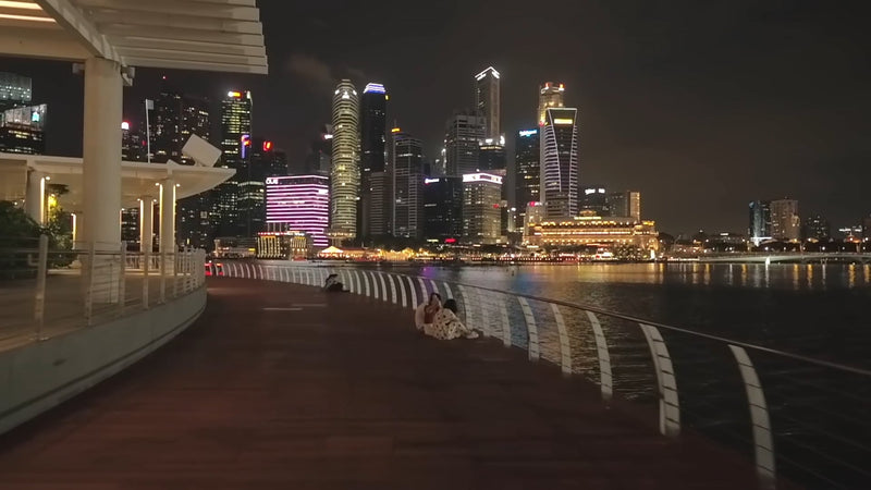 Virtual Cycle Rides – Singapore at Night, Christmas