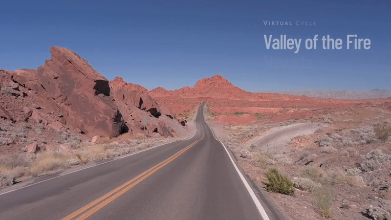Virtual Cycle Rides – Valley of the Fire, Nevada, USA