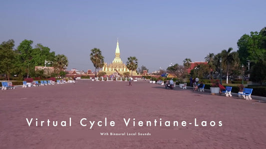 Virtual Cycle Rides - Vientiane, Laos Temple