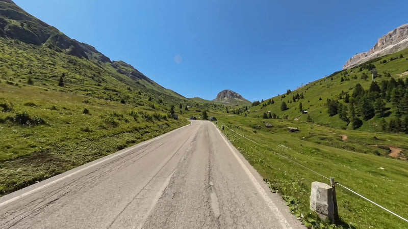 Virtual Cycle - Pordoi Mountain Pass - Dolomites - Italy