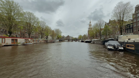 Virtual Rowing - Amsterdam Canals - The Netherlands + Rowing Sounds