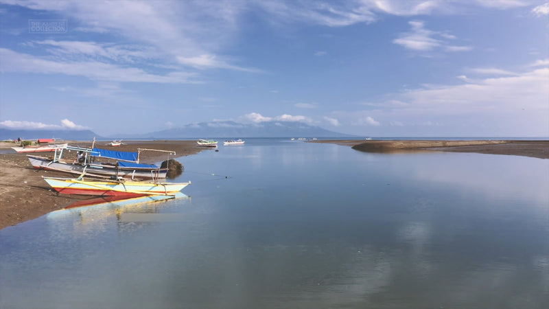 Virtual Rowing - Mindoro Visayas Philippines with Tropical Beaches - Fishing Villages with Sea Sounds