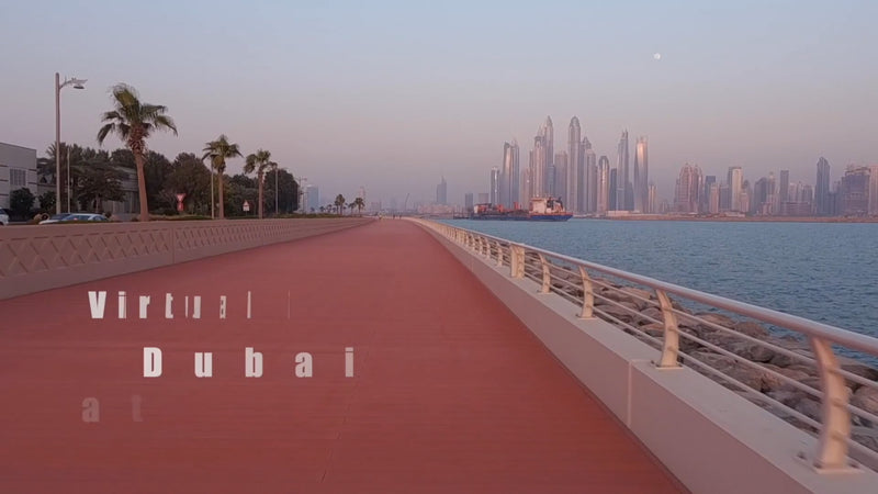 Virtual Cycle Rides - Dubai at Night, United Arab Emirates